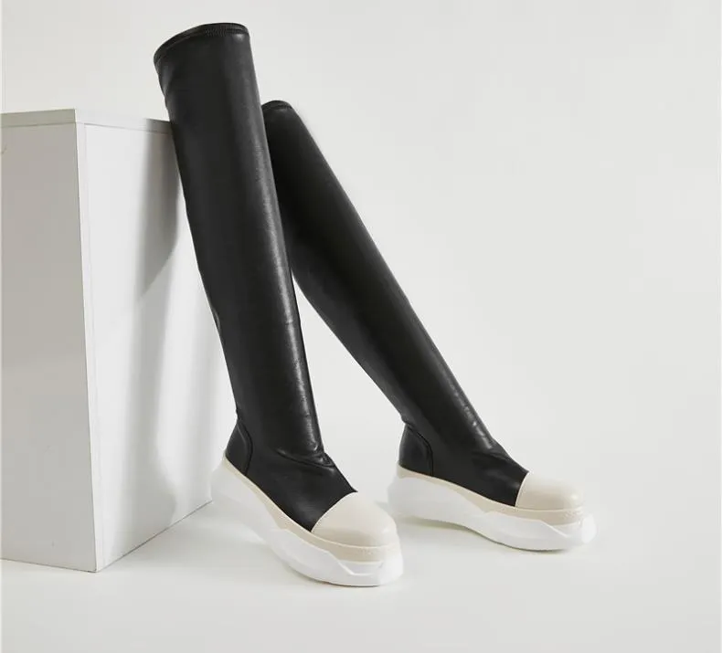 2023 New Shoes Winter Casual Women Boots Black Over the Knee Boots Sexy Female Autumn Winter lady Thigh High Boots