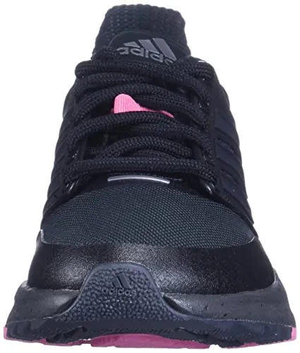 adidas Women's EQ21 Run Cold.RDY Shoe, Carbon/Rose Tone/Black, 8.5