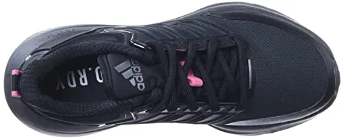 adidas Women's EQ21 Run Cold.RDY Shoe, Carbon/Rose Tone/Black, 8.5