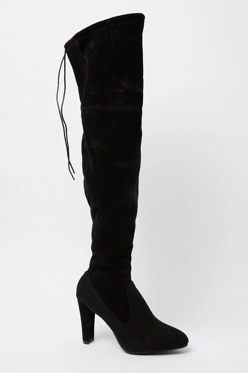 Black Over The Knee Boots