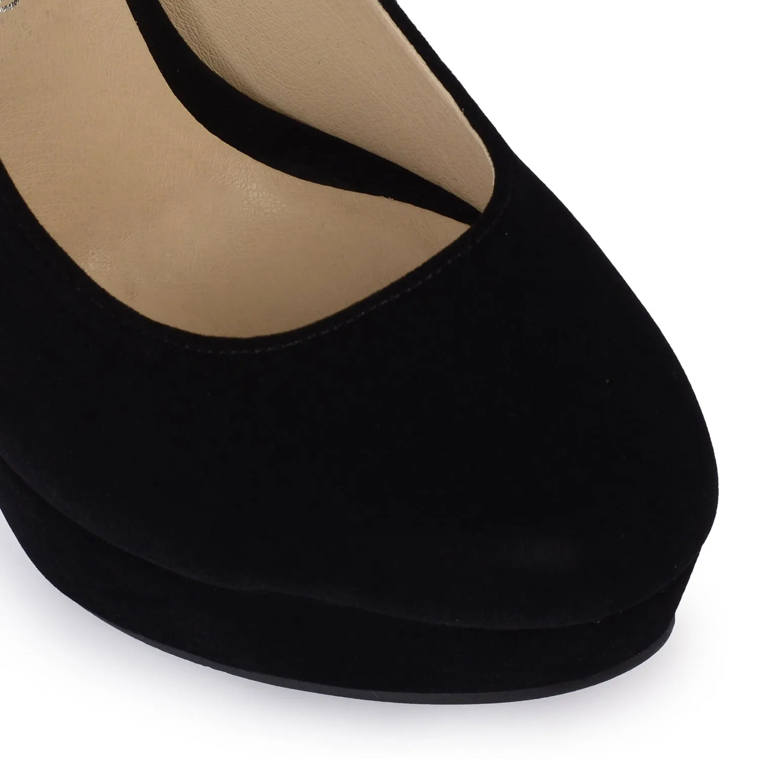 Black Platform Stilettos