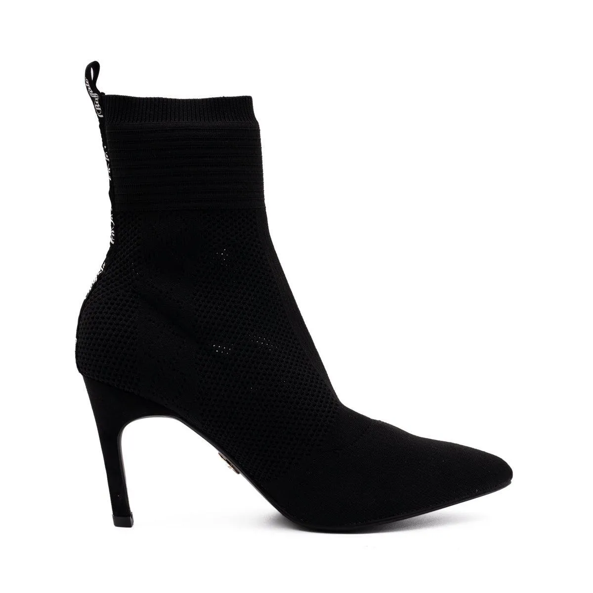 Buffalo Ankle Boots Fabric Black Colour For Women