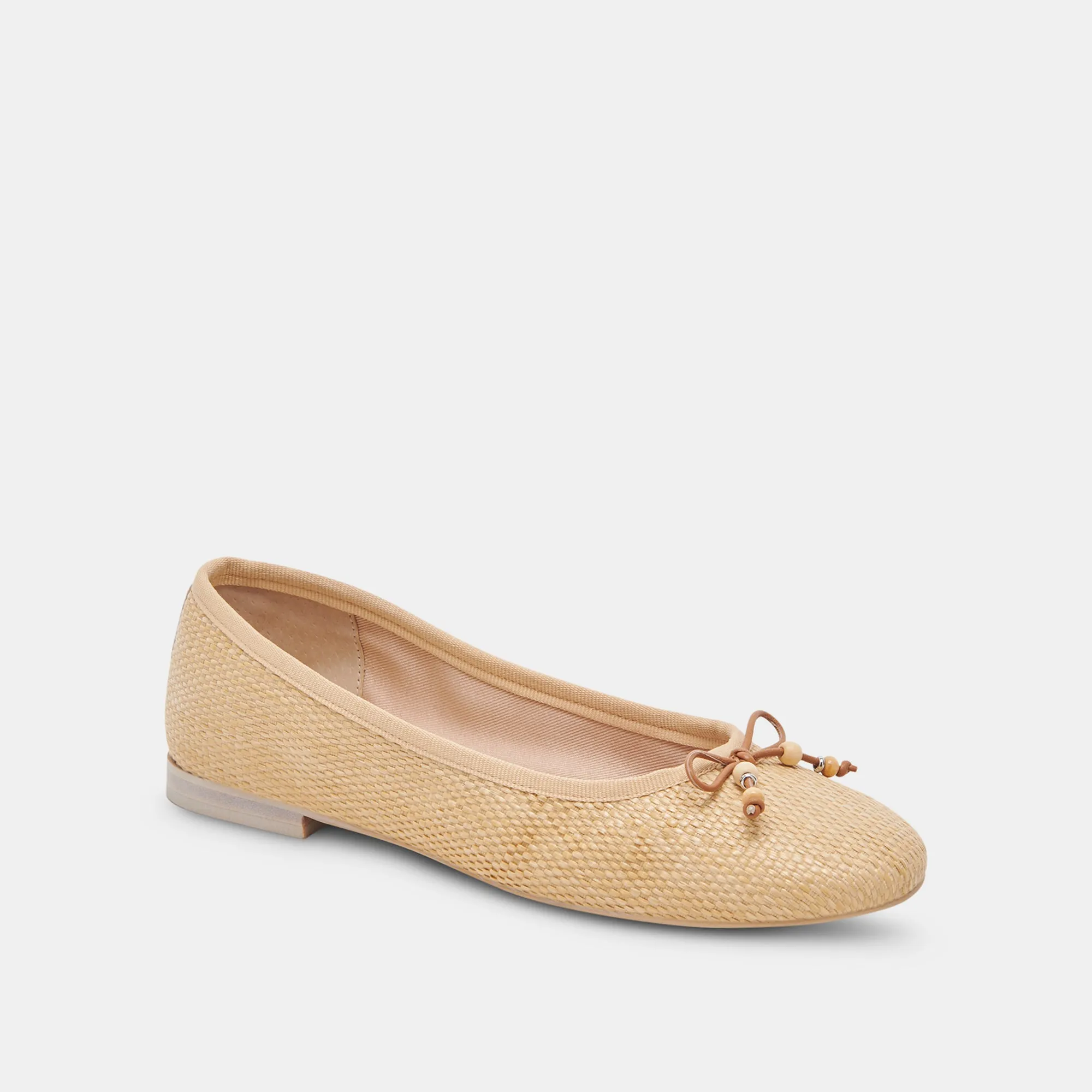 CACY BALLET FLATS NATURAL RAFFIA