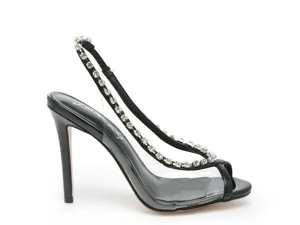 Camarine Clear Stiletto Sling-Back