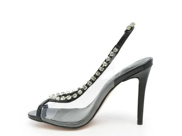 Camarine Clear Stiletto Sling-Back