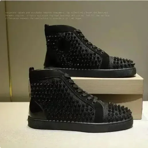 Cristina High-Top Spike Sneakers