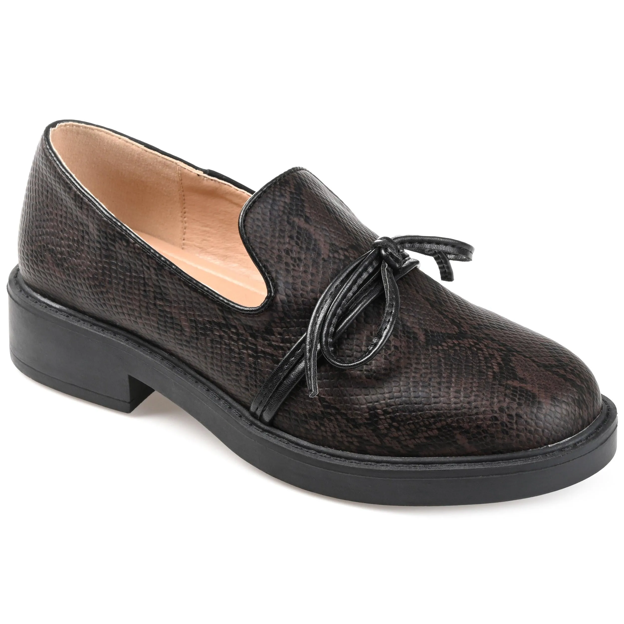 EILIEN LOAFER FLATS IN FAUX LEATHER