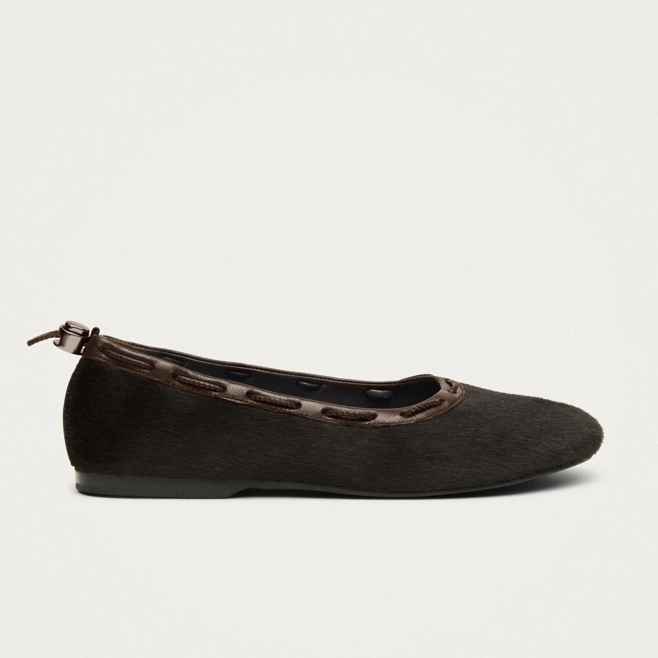 Gill Soft Brown Leather Ballet Flats