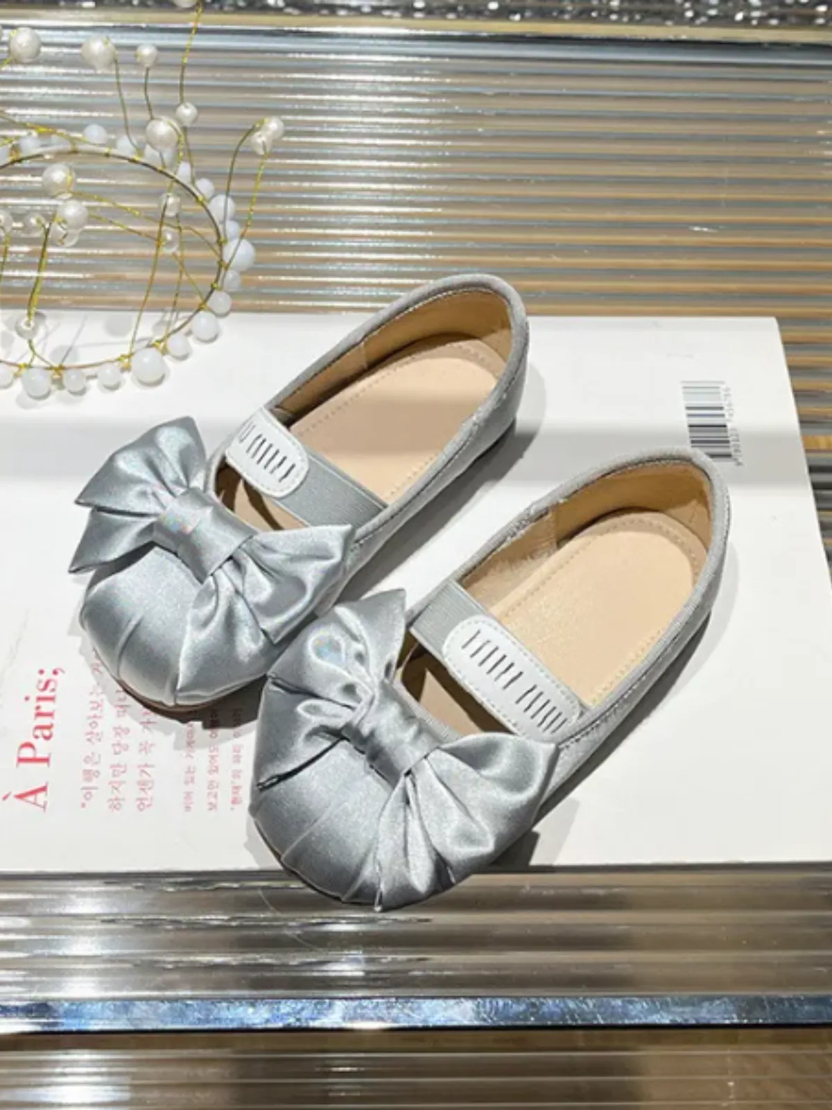 Girls Adorable and Elegant Bow-Tie Ballet Flats By Liv and Mia