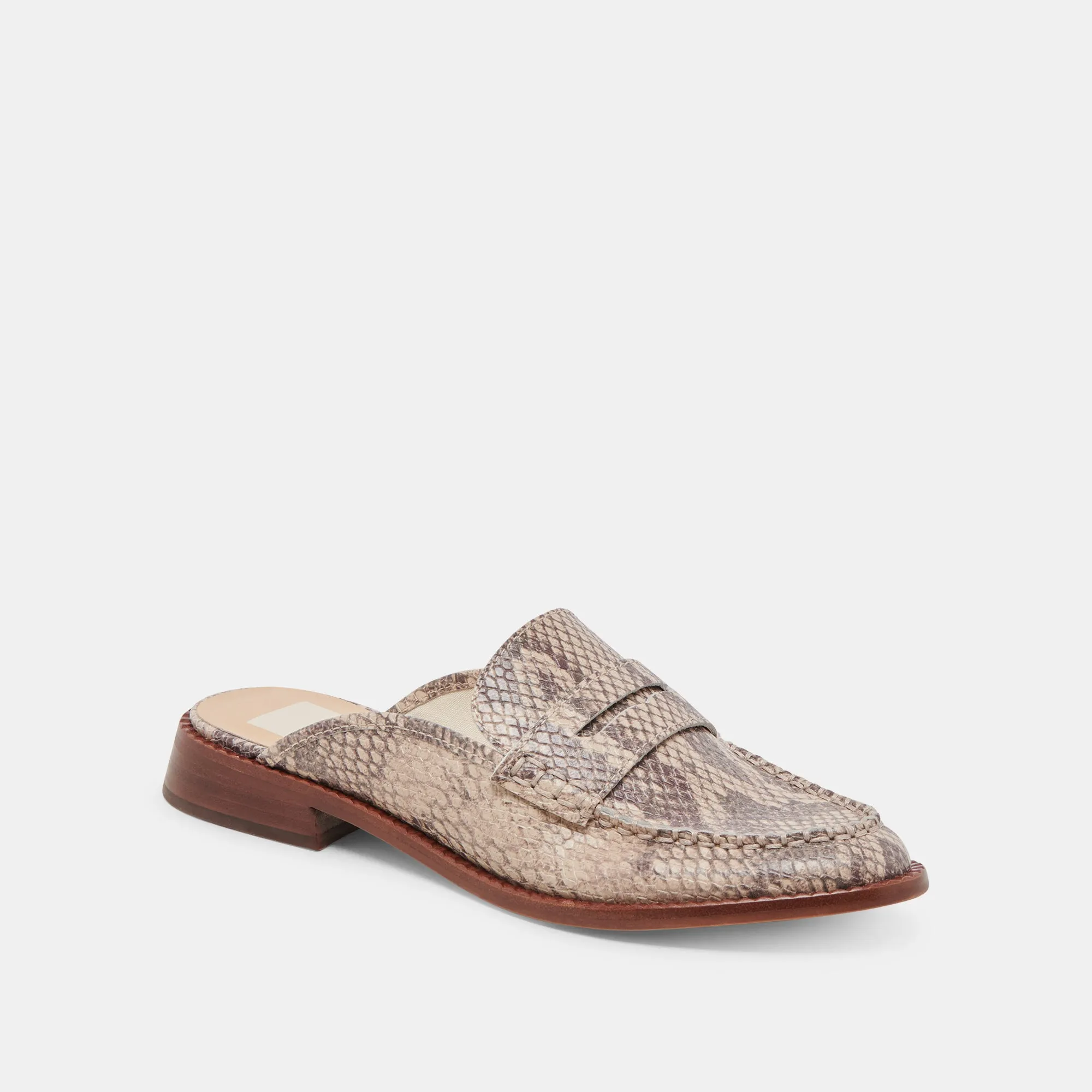 HAVAN LOAFERS SAND SNAKE EMBOSSED