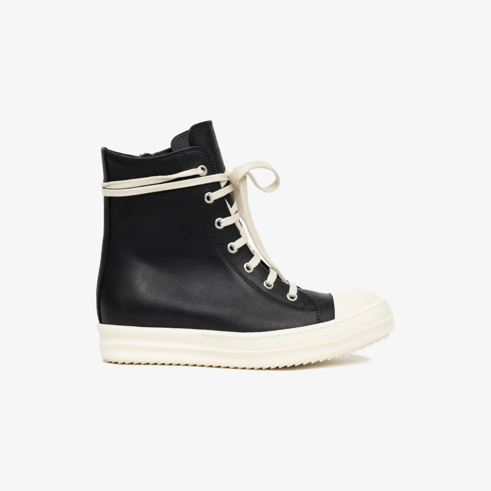 High-Top Leather Sneakers