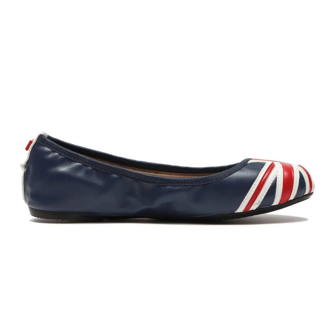 JACQUI Ballet Flat Shoes - Red/White/Blue