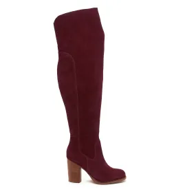 Logan Garnet Wide Calf Boots