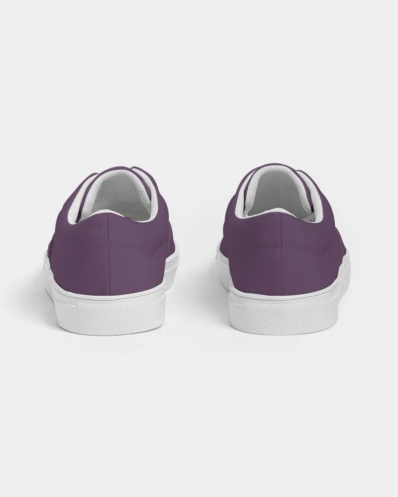 Medium Dark Purple Men's Canvas Sneakers | Men's | Medium Dark Pastel Purple | C30M60Y0K60