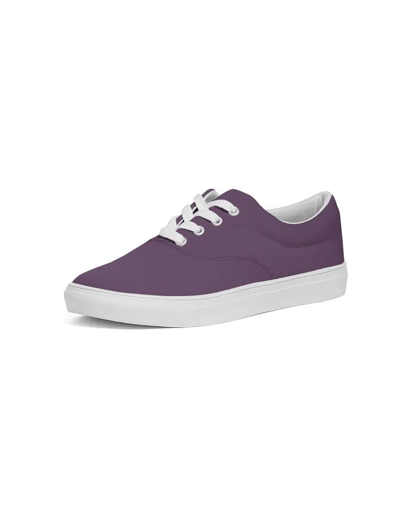 Medium Dark Purple Men's Canvas Sneakers | Men's | Medium Dark Pastel Purple | C30M60Y0K60