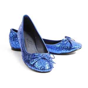 Mila-016-G Glitter Ballet Flats