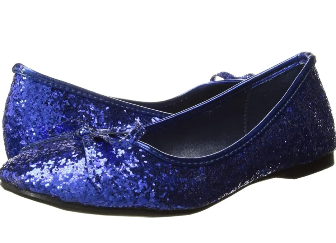 Mila-016-G Glitter Ballet Flats