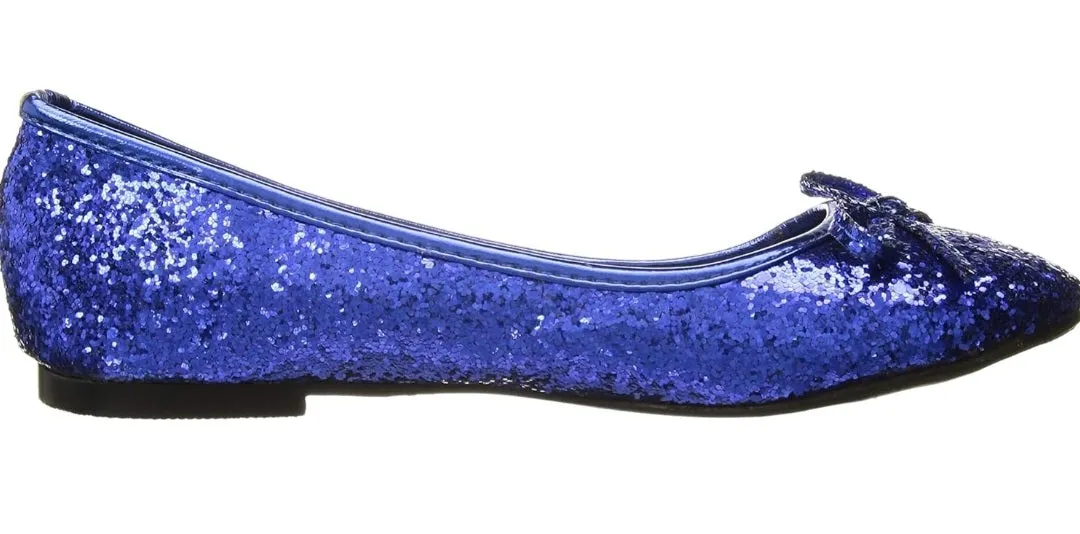 Mila-016-G Glitter Ballet Flats