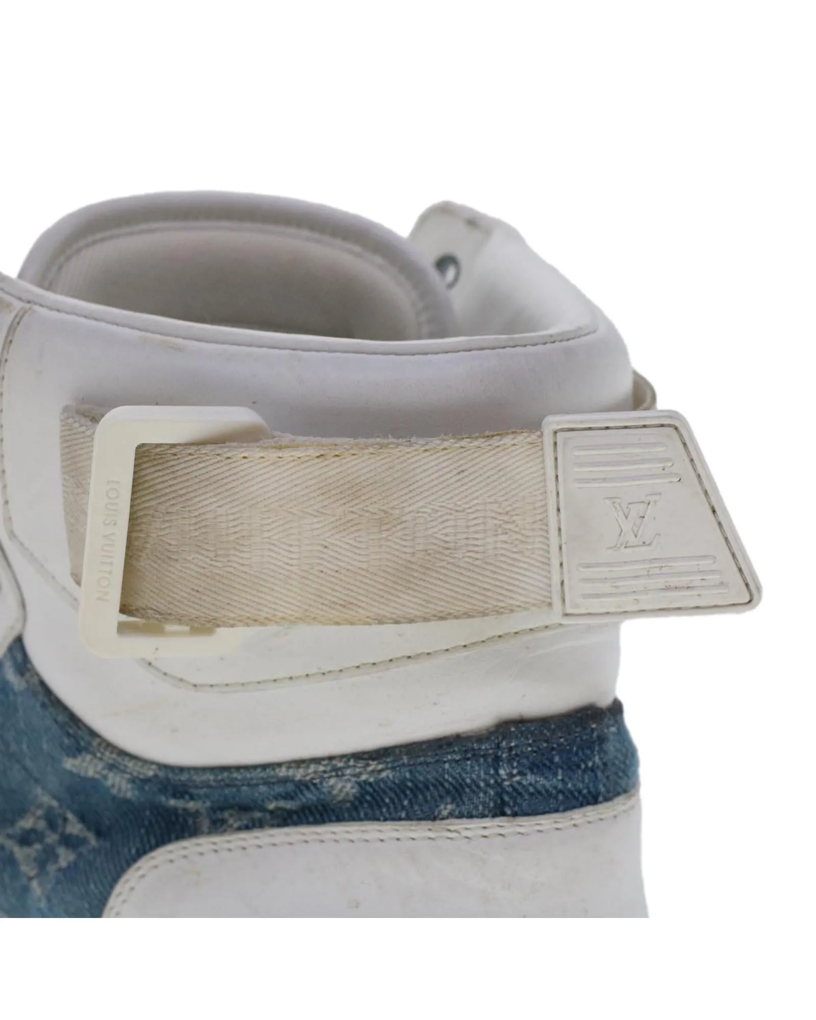 Monogram Denim High Top Sneakers