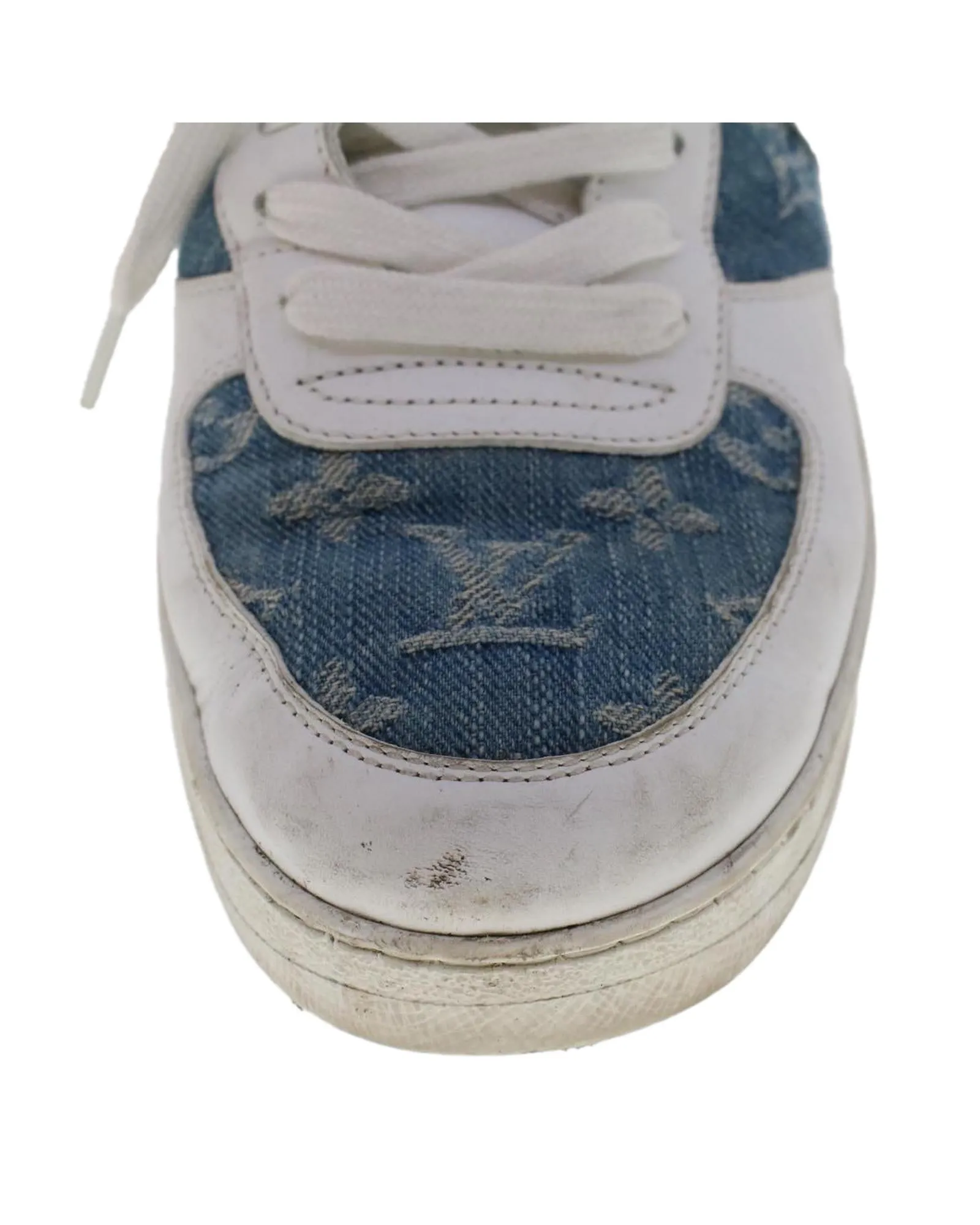 Monogram Denim High Top Sneakers