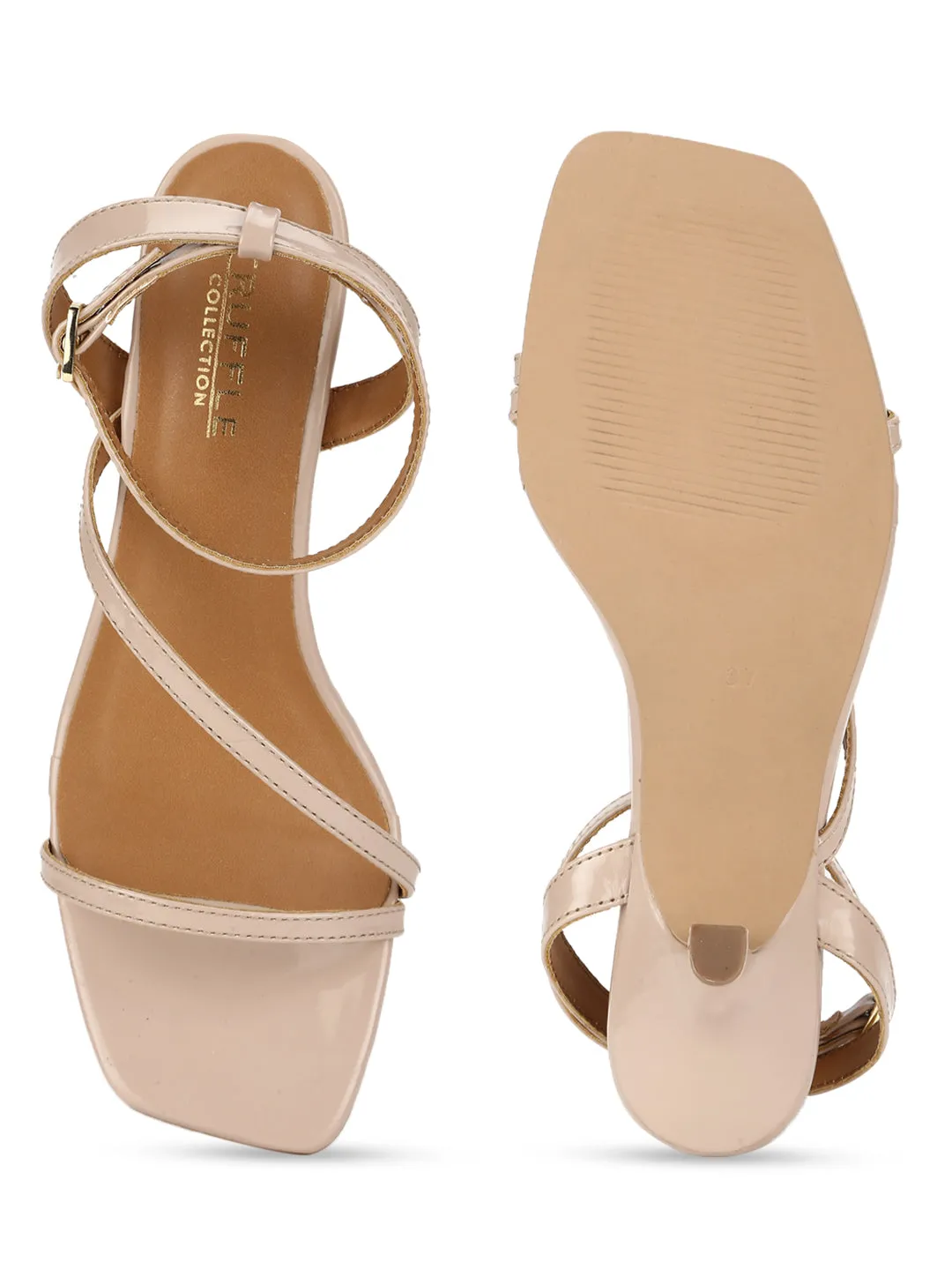 Nude Patent Strappy Stilettos (TC-ST-1226-NUDPU)