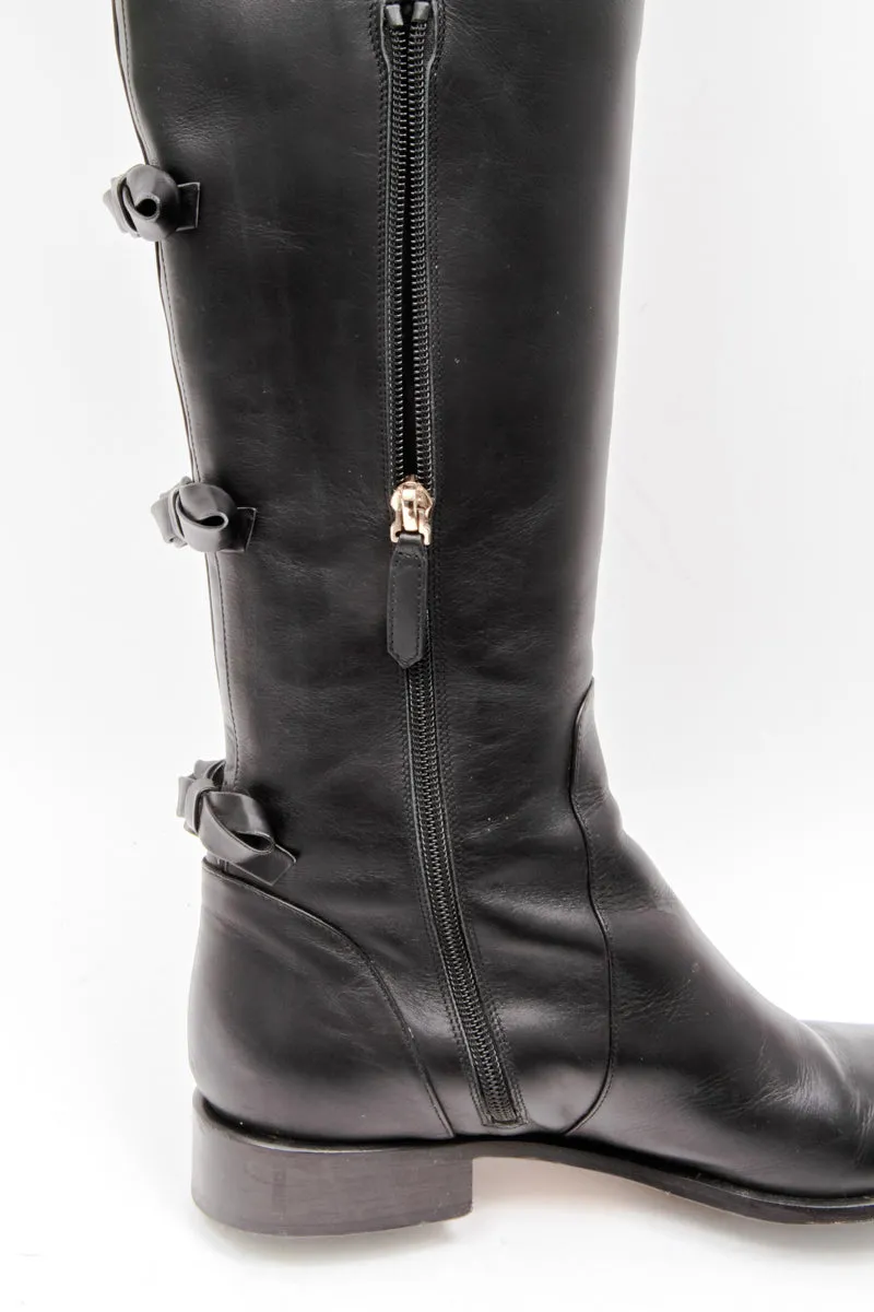 OVER THE KNEE BOW BOOTS