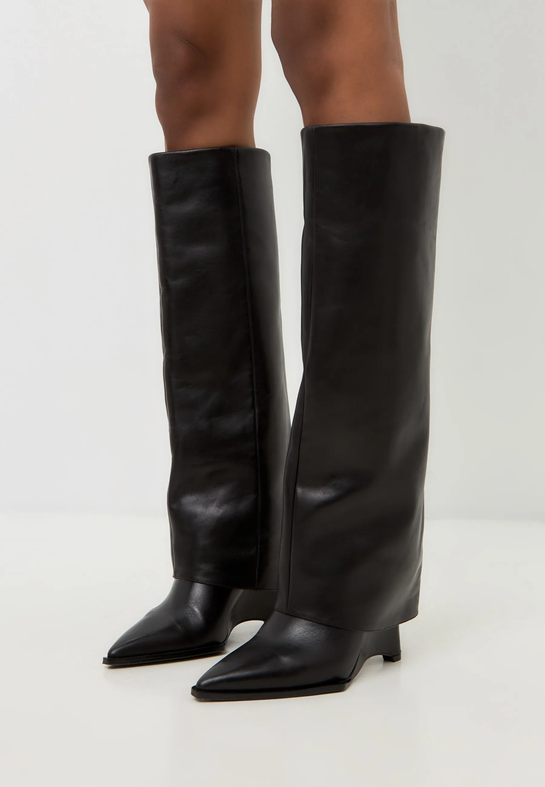 Over the Knee-High Boots Milady - Black