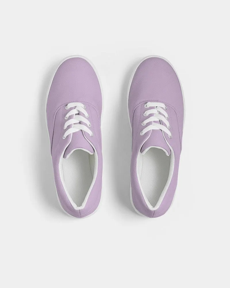 Pale Pastel Purple Men's Canvas Sneakers | Men's | Bright Pale Pastel Purple | C15M30Y0K0