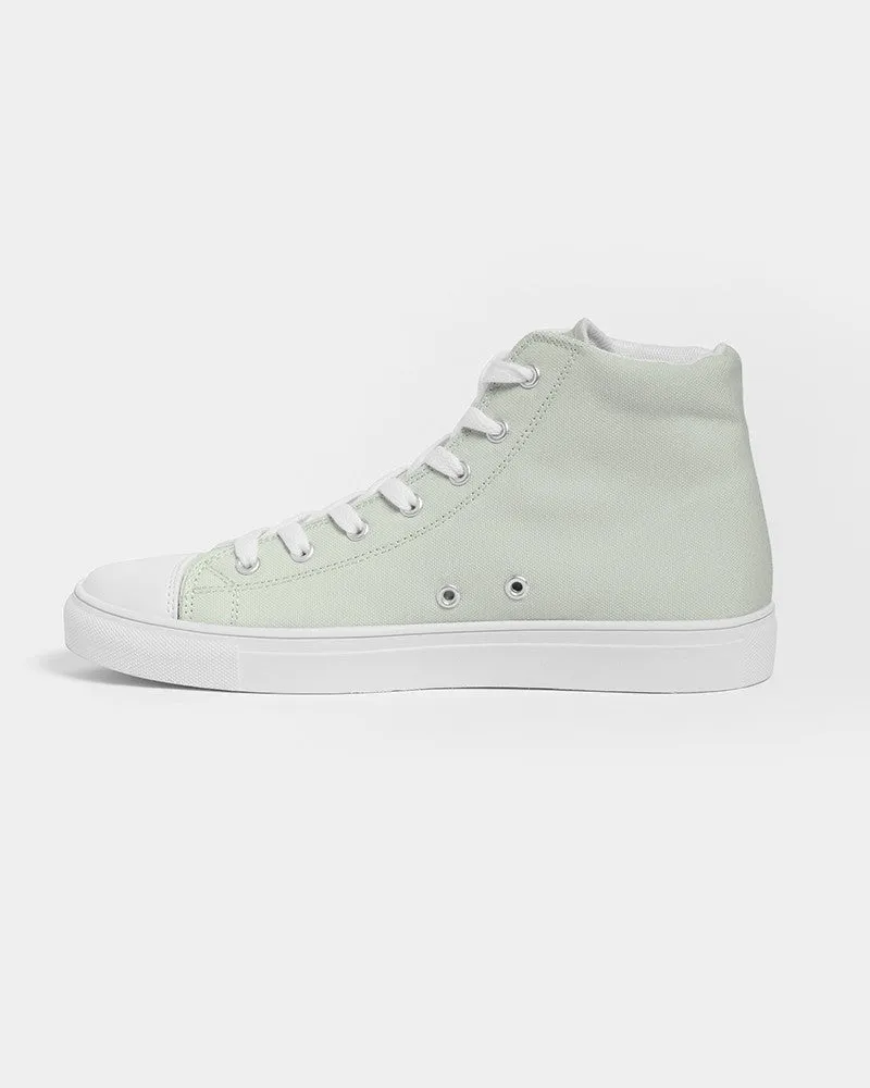 Pale Warm Green Women's High-top Canvas Sneakers | Women's | Bright Pale Warm Green | C5M0Y10K0