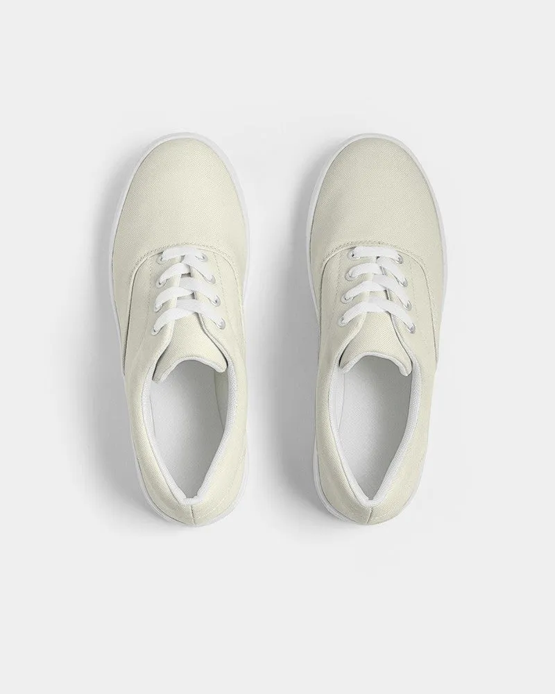 Pale Yellow Men's Canvas Sneakers | Men's | Bright Pale Yellow | C0M0Y10K0