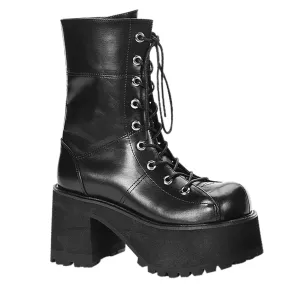 Platform Combat Boots