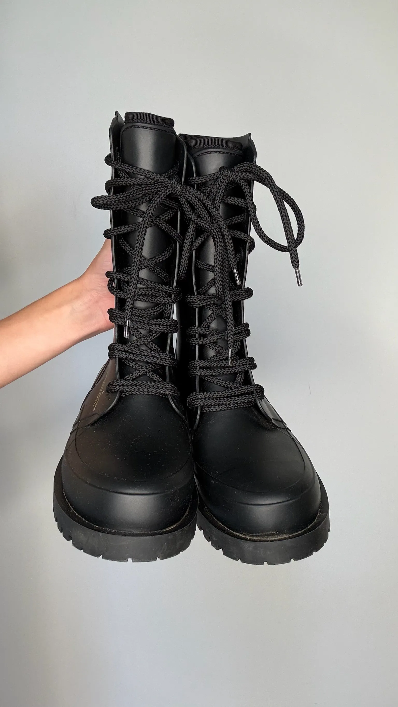 Rain/Combat Logo Boots - 8