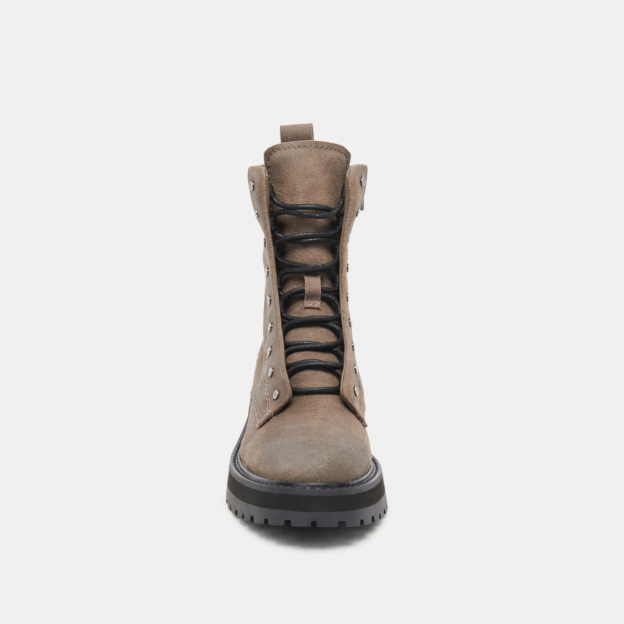 RANIER BOOTS OLIVE SUEDE