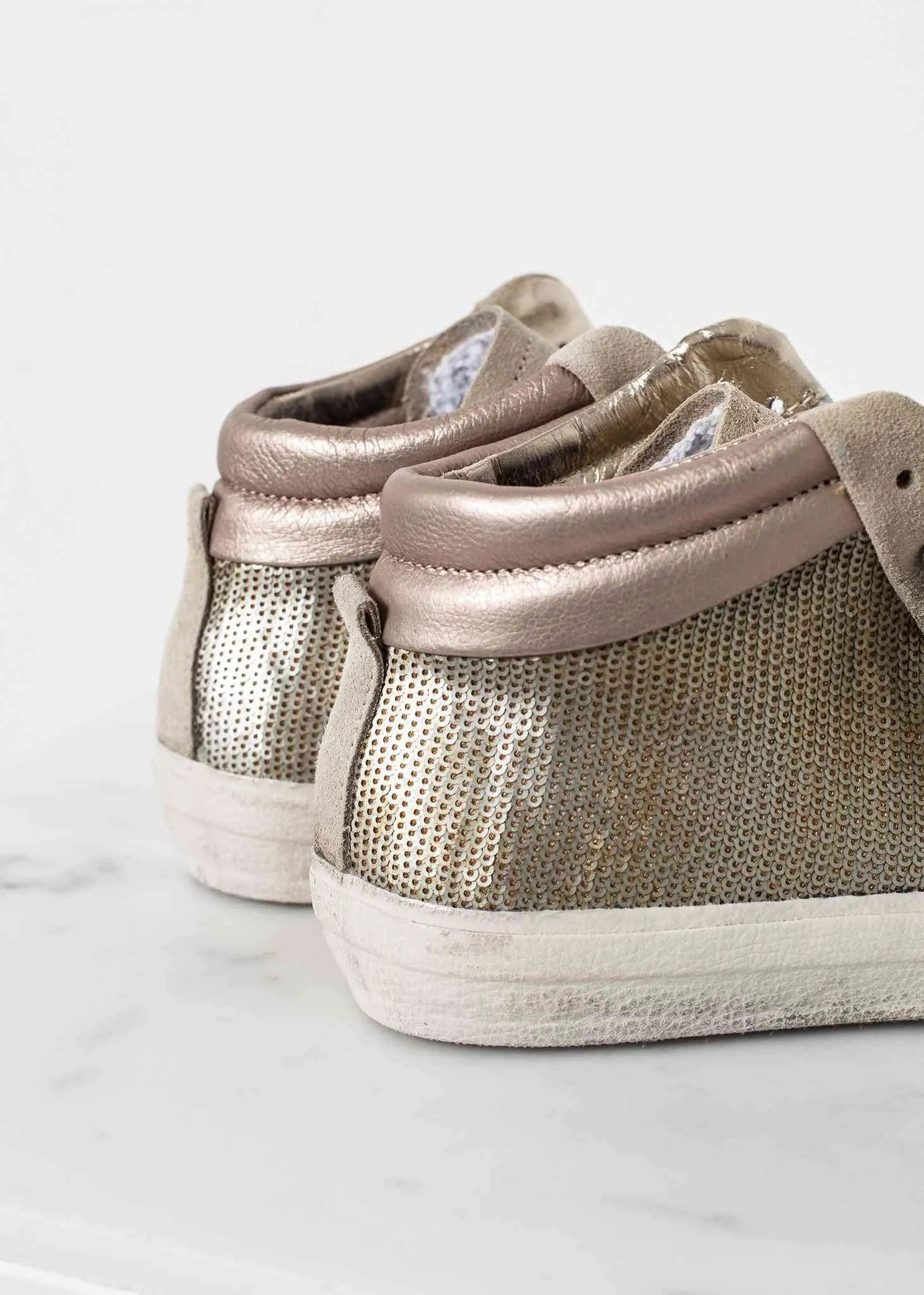 Sequin High Top Sneaker