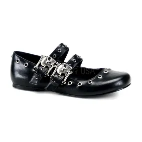 Skull Buckles Flats