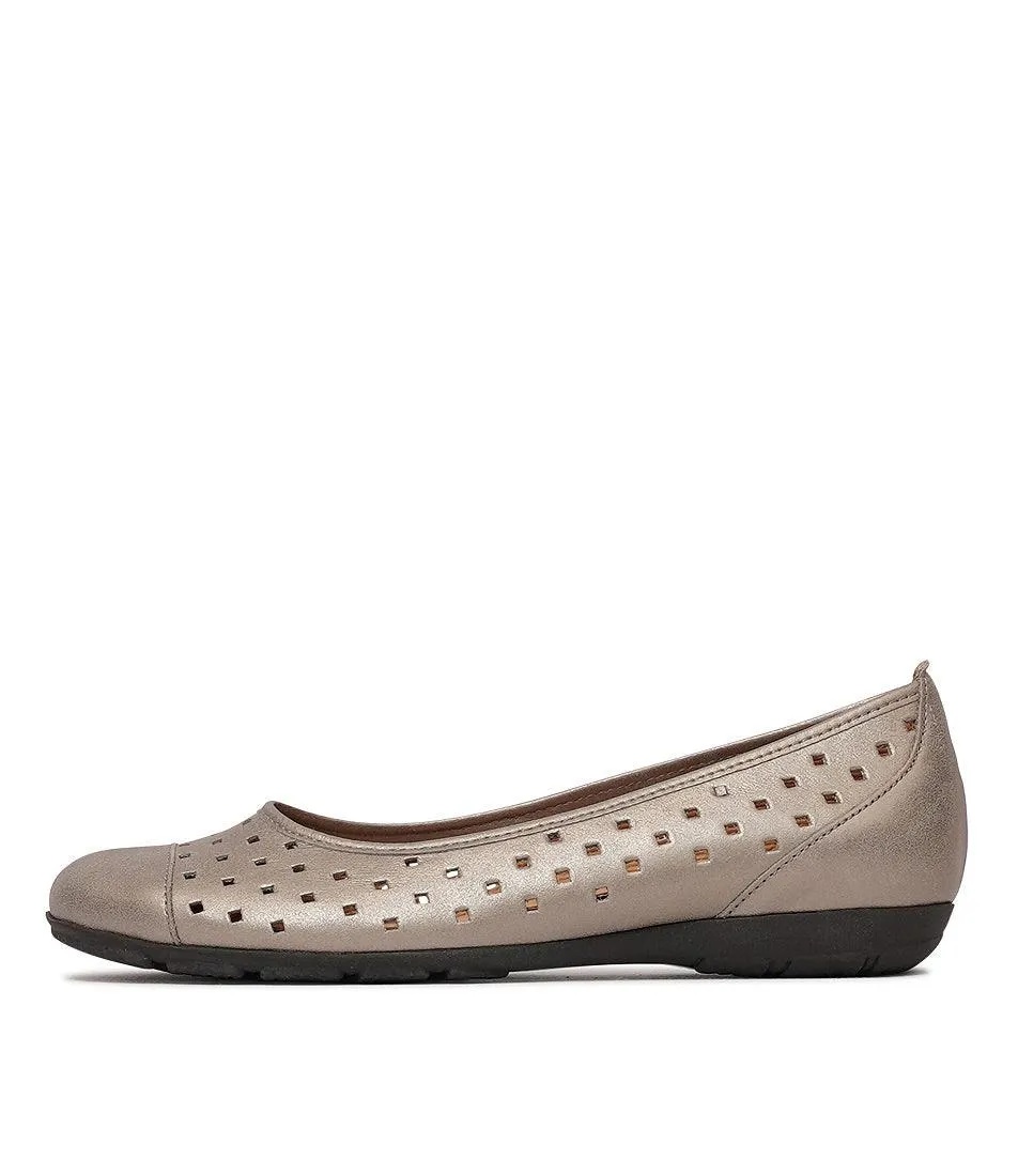 Skylar Metallic Leather Ballet Flats