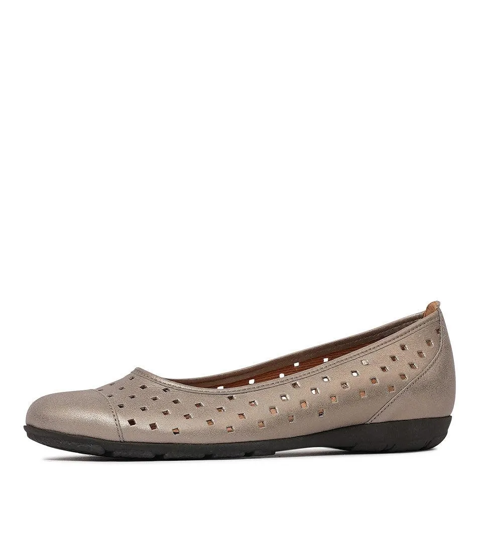 Skylar Metallic Leather Ballet Flats