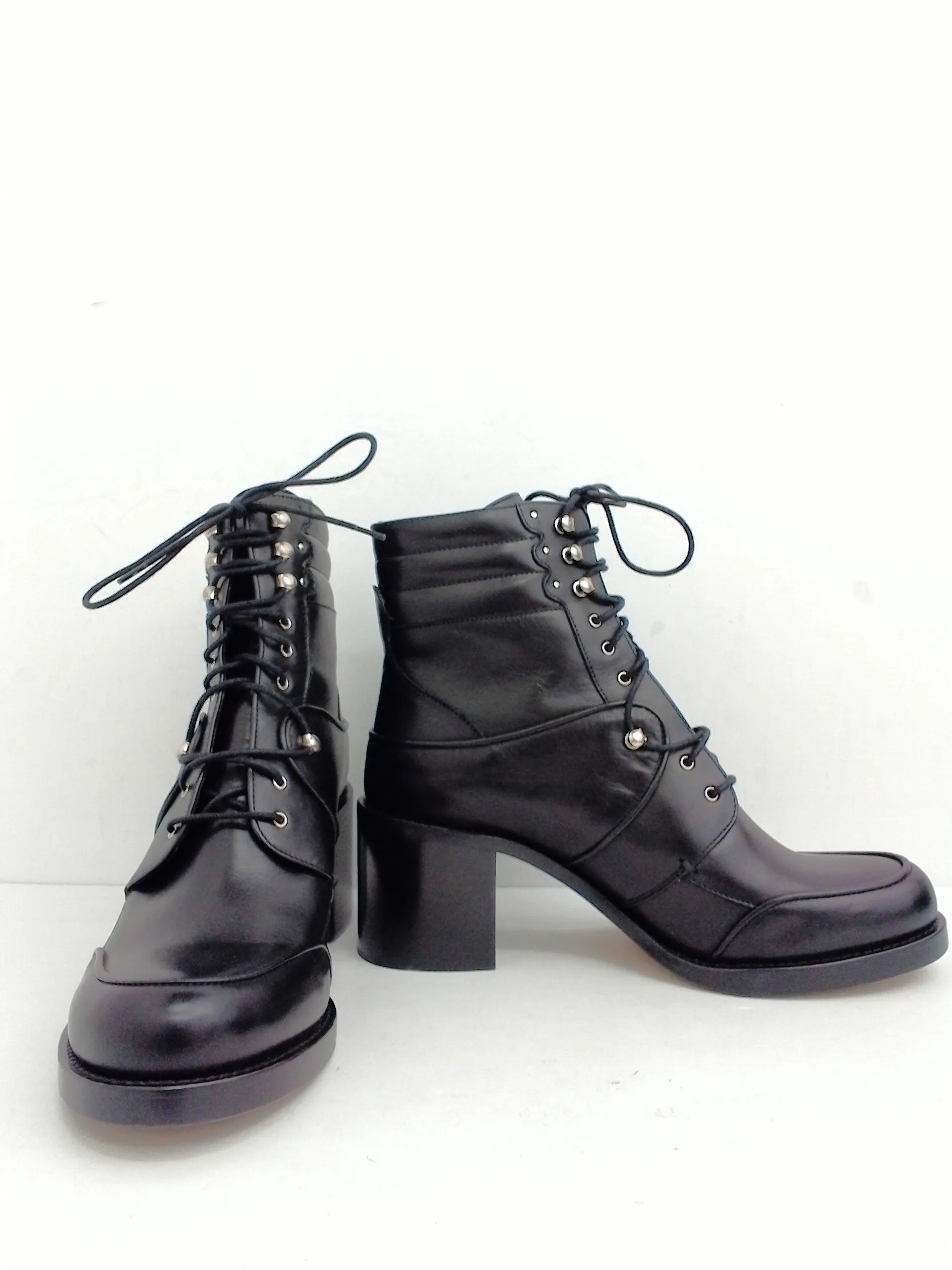 Tabitha Simmons Women's Black Leather Booties Size 38