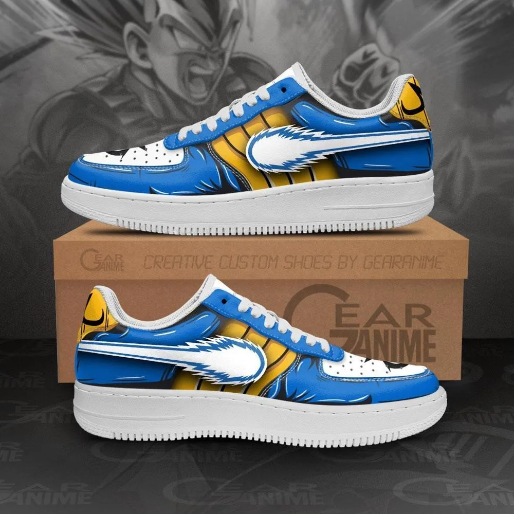 Vegeta Air Sneakers Custom Power Dragon Ball Anime Shoes