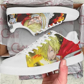 Vinsmoke Sanji Skate Shoes OP Custom Anime Shoes