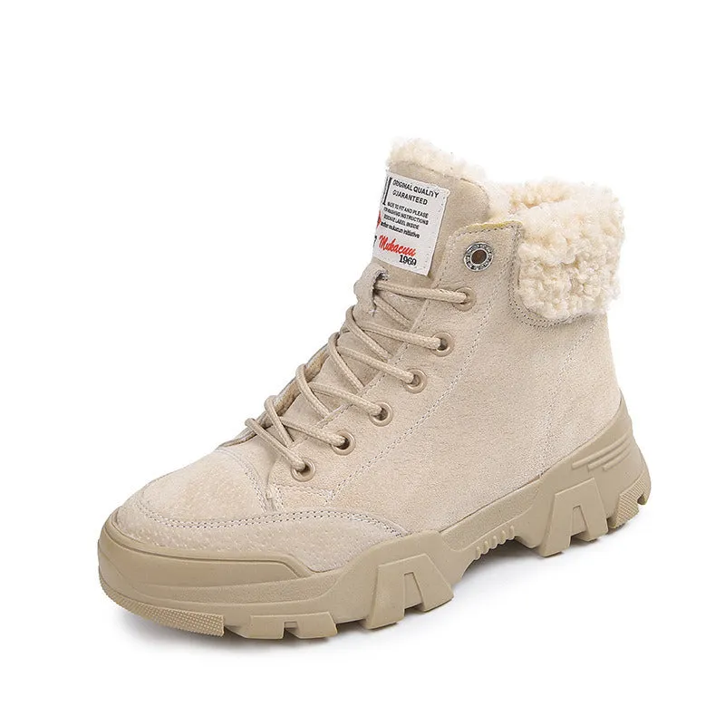 Warm Fur Ankle Snow Boots